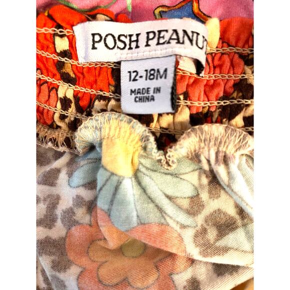 Posh Peanut Bamboo Flower Jumpsuit 12-18 Months - Picture 3 of 3